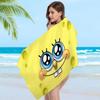 S-SpongeBob SquarePants Beach Towel, Fast Drying High Absorbency Lightweight for Pool Camping Travel Gym Summer Fun