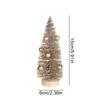 1PC Holiday Micro Landscape Decor Miniature Festive Scene Mini Christmas Tree Scandinavian Style Holiday Ornament