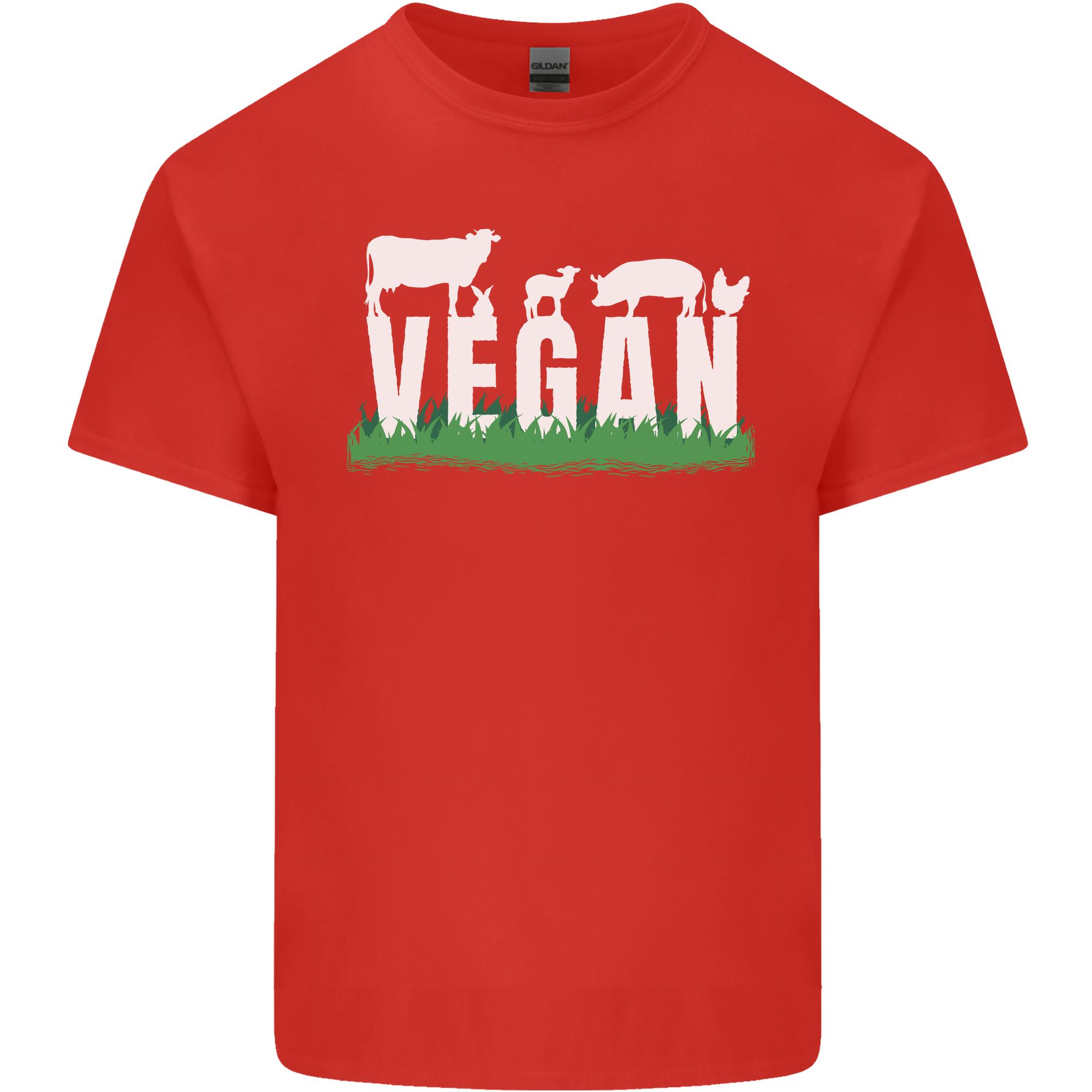 Vegan Field Unisexs Light Cotton TShirt S