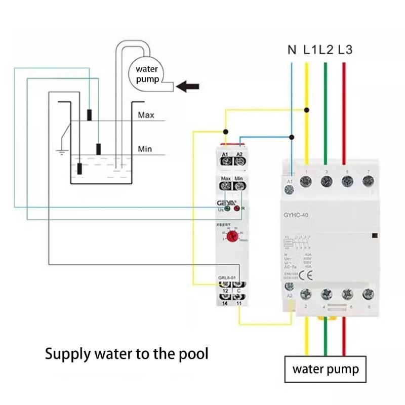 Multifunctional Delay Time Relays Liquid Level Control Relays Water Level Monitoring Relays Liquid Water Level Controller