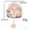 Honkai: Star Rail Anime Pins Cyrene Phainon Enamel Brooch Metal Badge Genshin Impact Flins Columbina Badges Cosplay Accessories