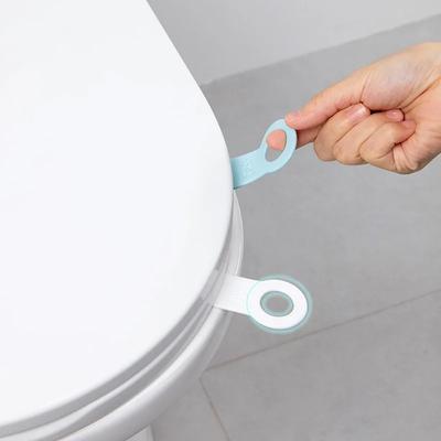 Toilet Seat Lid Lift Handle Toilet Seat Lifter Bathroom Silicone Ring Handle Lifter with Suction Cup Toilet Seat Lifter for Home