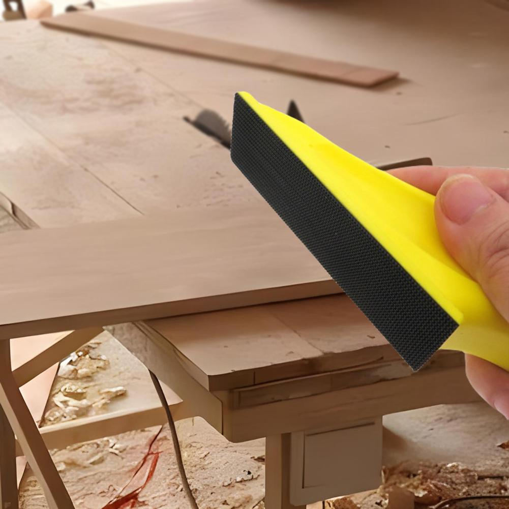Mini Sander Wet Dry Sanding Strip Detail Tool Detailing Handles Sanding Tool Manual Grinding Tool for Wood Furniture Metal Glass