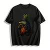 Hip-hop Pineapple Crocodile Rap Cool Print Casual Top Pure Cotton T-shirt
