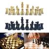 32 Pcs Portable Plastic Chess Pieces Tournament Chessmen Chess Pieces Figures