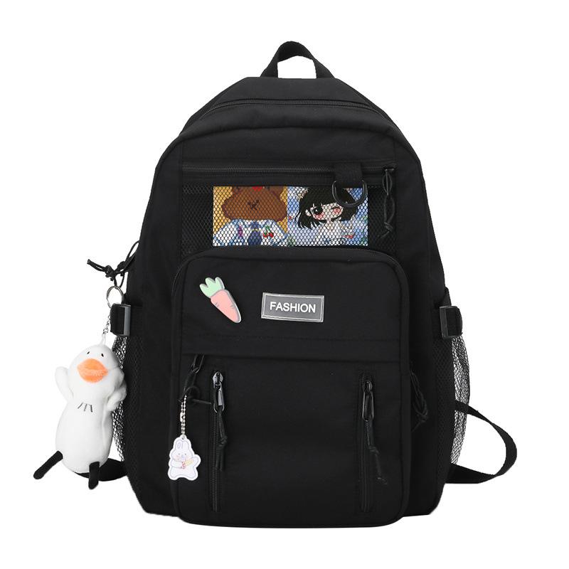 Large capacity schoolbag cute girl high school student junior high school student backpack fashion casual backpack