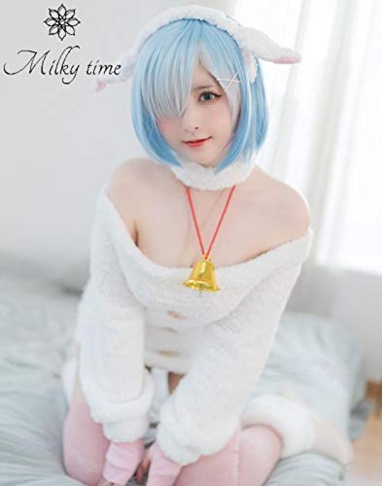 Life in Another Rem Cosplay Halloween Sheep Wolf and Seven Little Goats Little [milky time] ReZERO -Starting World- ReZero (Rem, Goat)