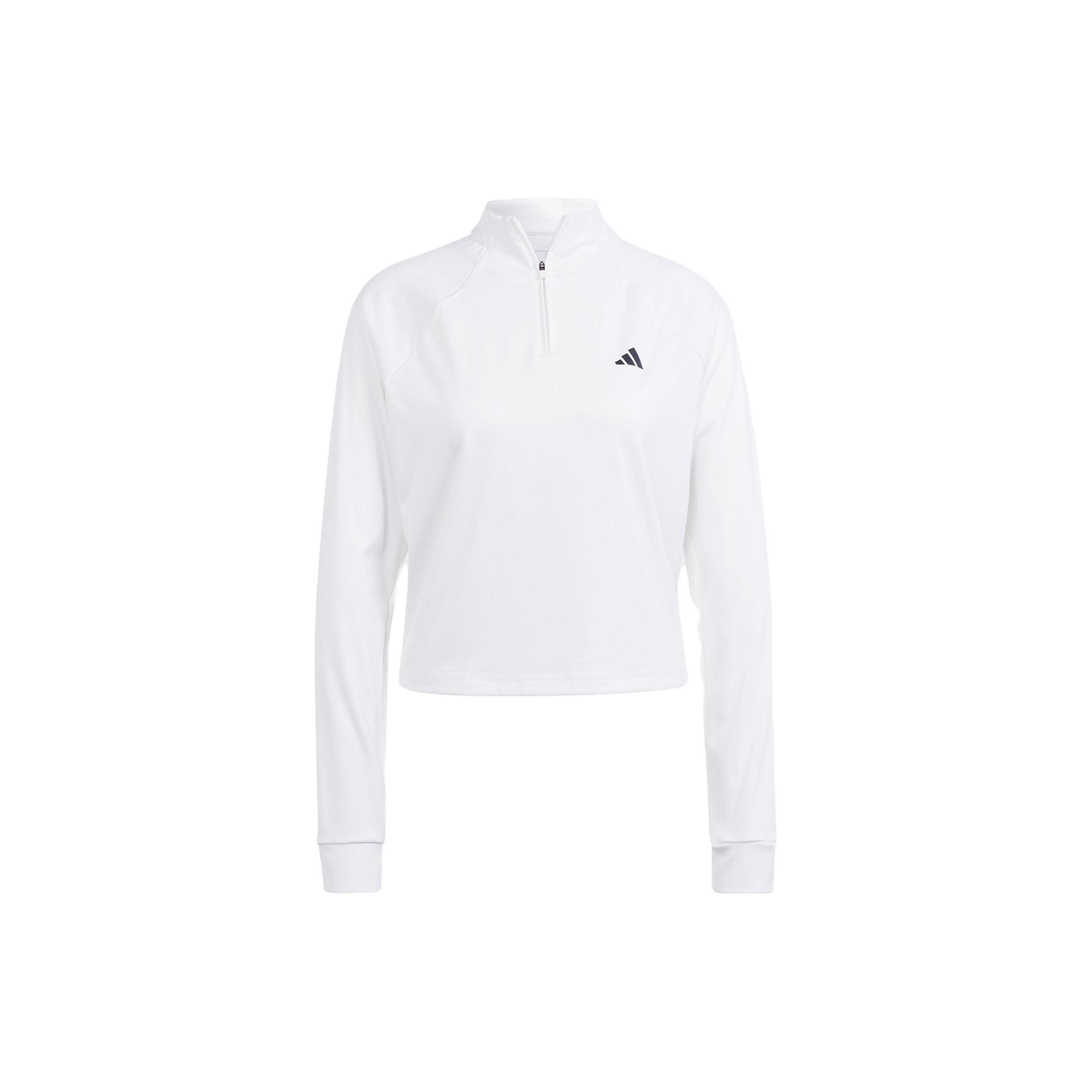 Adidas Essential Solid Color Long Sleeve Sports T-Shirt Women tops White IN9170 S