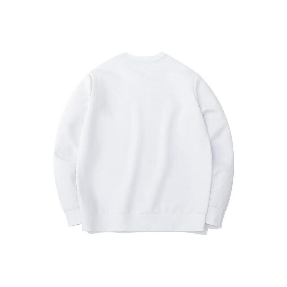 ANTA Variety Training Collection Sweatshirts Men's White Crew Neck Moderate Regular 152317725-1