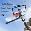 2025 Portable Bluetooth Selfie Stick with Adjustable Phone Holder and Floor Stand for Travel and Live Streaming