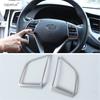 ABS Steering Wheel Botton Frame Decoration Cover Trim For Hyundai Tucson 2016 -  Matte / Carbon Fiber Interior Accessories