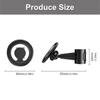 Rotating Magnetic Car Phone Holder Rack for Back Seat Universal Headrest Mount Zinc Alloy Construction Easy Installation
