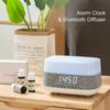 Ätherisches Öl Aroma Diffusor Luftbefeuchter 300ML Ultraschall Nebelmacher Nachtlicht Bluetooth-kompatibel Audio Wecker Zuhause