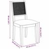 VidaXL Dining Chairs Cushions 2 Pcs Brown Solid Rubberwood, Dining Chair, Chair, Living Room Chair, Chairs At 4102476