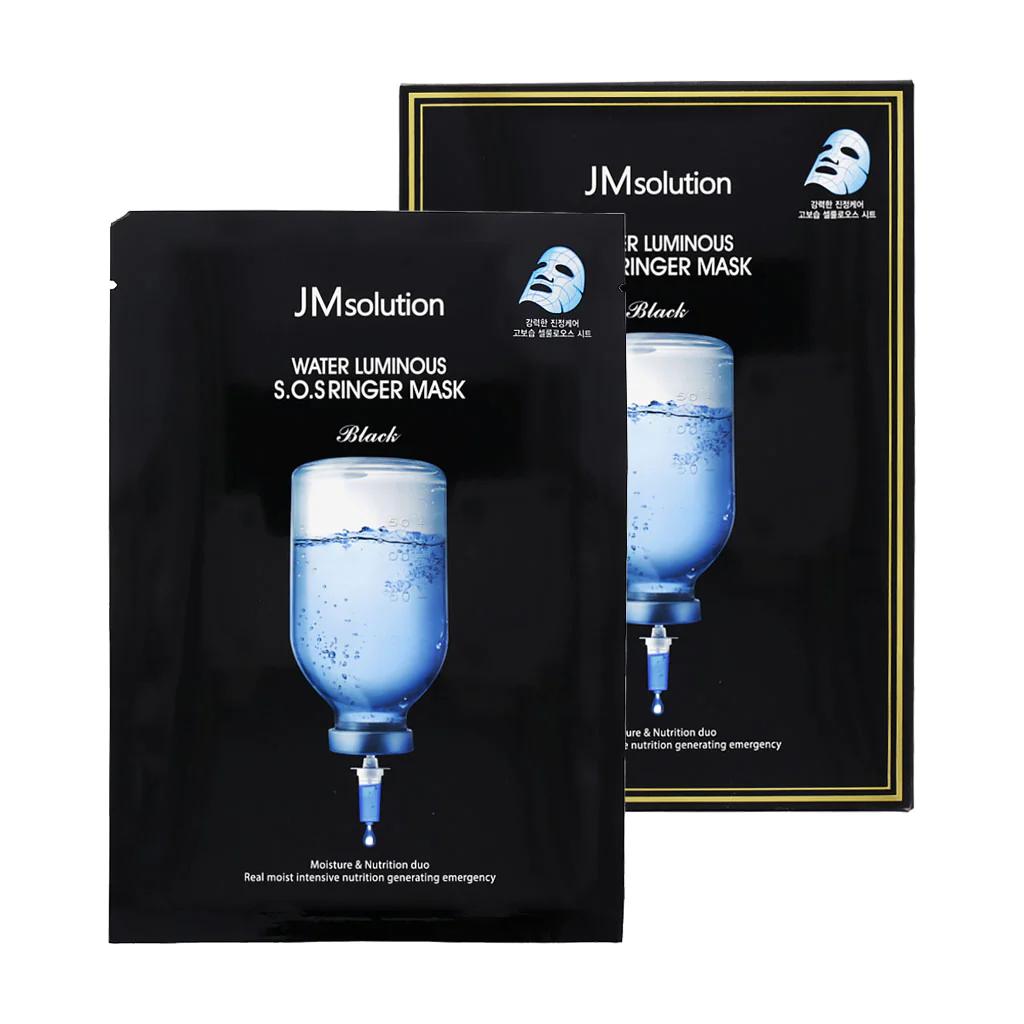 

JM Solution Water Luminous SOS / S.O.S Ringer Mask Black 10шт