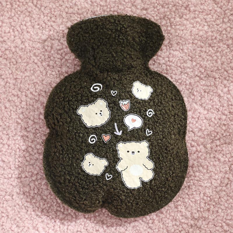 320Ml Soft Hot Water Bottle Winter Hand Warmer Cute Kawaii Water Bottle For Girls Portable Waist Hand Bed Warm Bottles