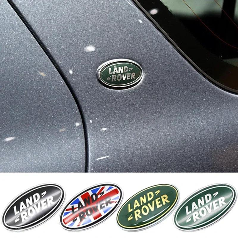 1Pcs Alloy Car Stickers Badge Accessories For Land Rover Range Rover Freelander Discovery Defender Evoque OVERFINCH SVR SV Velar XS1