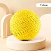 10CM Interactive Sisal Cat Scratching Ball Toy for Kitten Teeth Cleaning Anti Bite Cat Ball Sounding Toy Pet Supplies