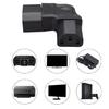 Rechtwinkliger IEC320 C14 zu C13 Steckdosenadapter, 3-Pin Stecker auf Buchse, PVC-KonstruktionS