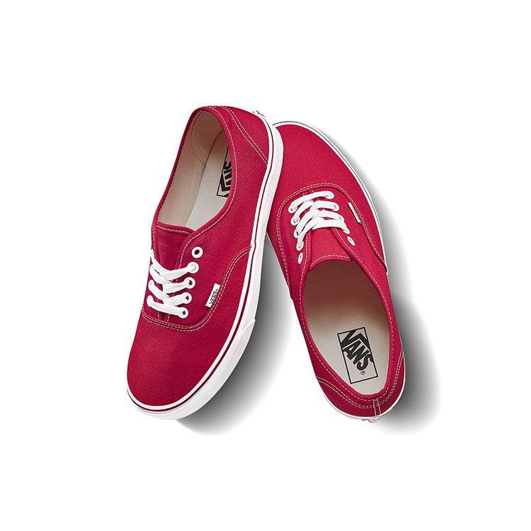 Vans Authentische Rote Unisex-Sneaker VN000EE3RED