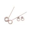 Swarovski Admiration Collection Love Declaration Round Design Earrings Set Women earrings Rose-Gold 5358845