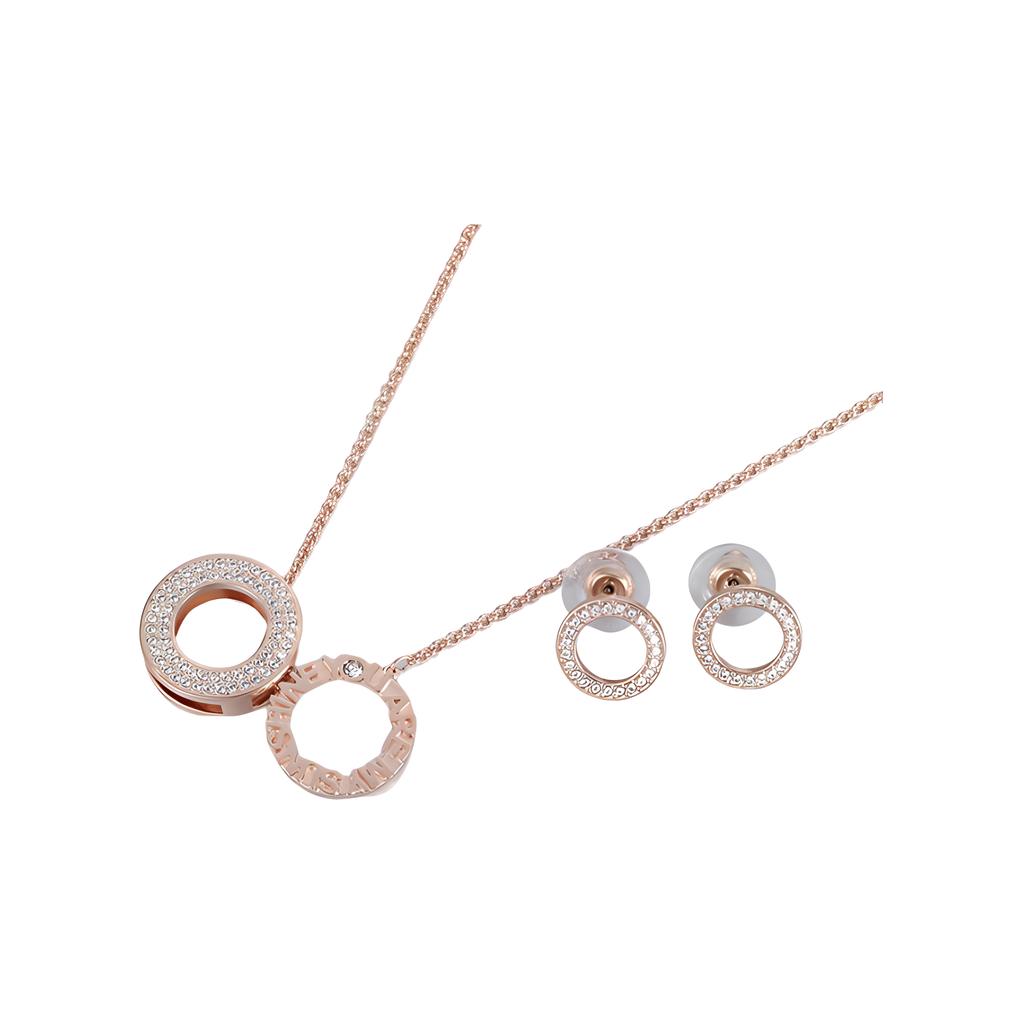 Swarovski Admiration Collection Love Declaration Round Design Earrings Set Women earrings Rose-Gold 5358845