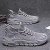 Men's shoes 2025 spring and summer low-top lace-up men's shoes fly-woven mesh breathable casual shoes men's sports shoes