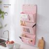 Creative Fabric Makeup Storage Bag Multi-layer Hanging Bag Behind Door Organizer Bag Dormitory Storage Bag Sundries Bag