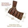Halloween Universal Sword Frog Medieval Leather Belt for Cosplay Knight Costume