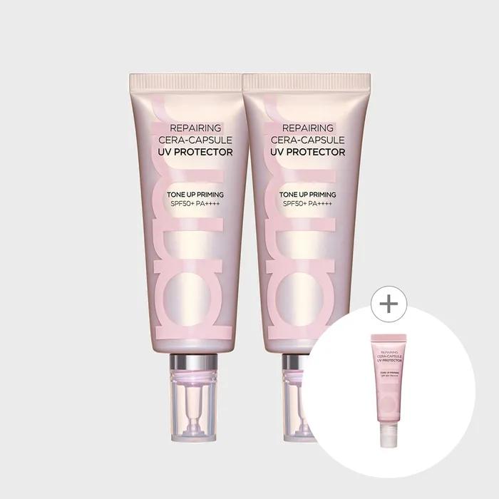 [Duo] Repairing Ceracapsule UV Protector Tone-Up Priming 40ml SPF50+/PA4+ x 2