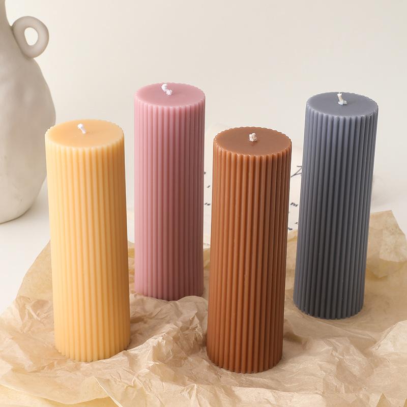 Soy Wax Pillar Candles Scentedless Emergency Lighting Candles Home Decoration