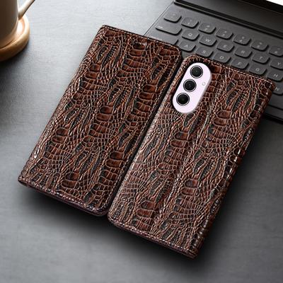 Dragon Claw Genuine Leather Flip Case for Samsung Galaxy A04 A04S A04E A14 A24 A34 A54 4G 5G Phone Cover Card Case Scratch Proof