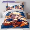 Set Copripiumino Trapuntato con Fantasia Cartone Animato Federa Decorazione per la Casa Regalo di Compleanno (1 * copripiumino + 2 * federa, senza nucleo)