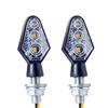 Motorcycle LED Blinkers Signal Lamps with 25cm Wiring, Easy Installation, 30000 Hours Lifespans, for ATVs and Motorbikes