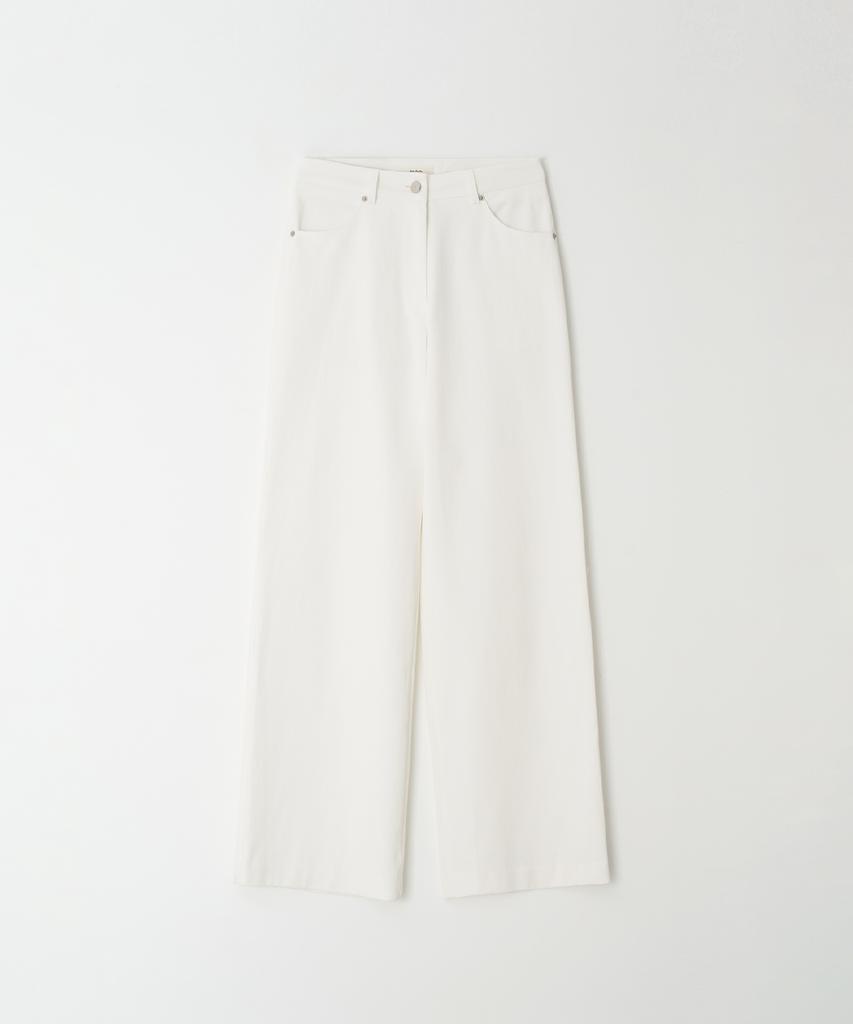 THERYE Cotton Straight Pants(White)