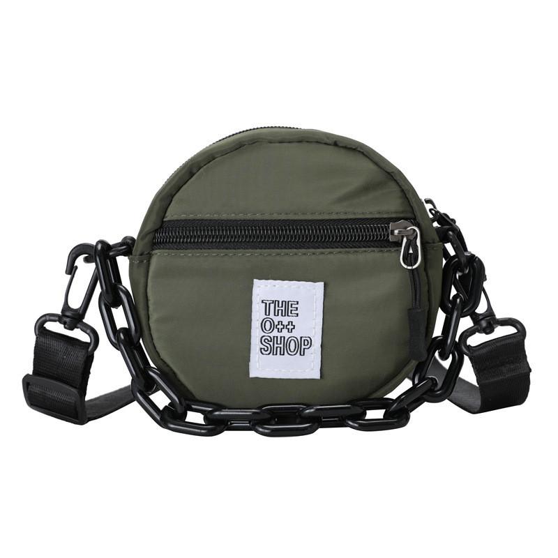 Stylish Mini Nylon Round Bag For Kids Lightweight And Trendy Children's Purse