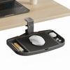 Mouse Table with Height Clamp and Storage Space for Small Made of Carbon Desk Mouse Armrest with Rotating Storage Tray and Mousepad Storage Rack