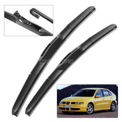 For Seat Leon MK1 2000-2005 2001 2002 2003 2004 Wiper Front Wiper Blades Windshield Windscreen Window Brush 21"+19"