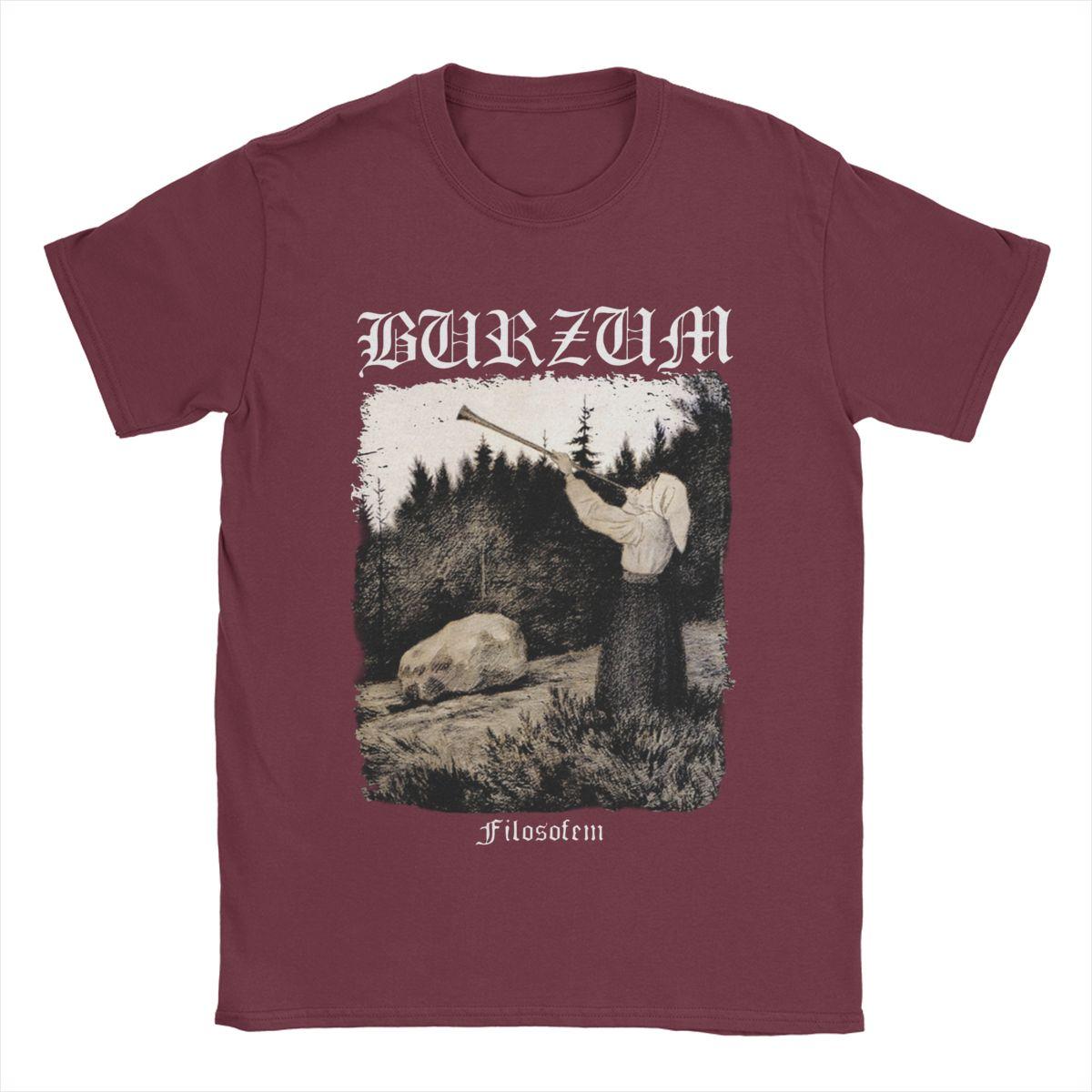

Burzum Trumpet Printed T-shirt Men Women Cotton Casual Fashion T-shirt Sailor Collar T-shirt Short Sleeve Summer S