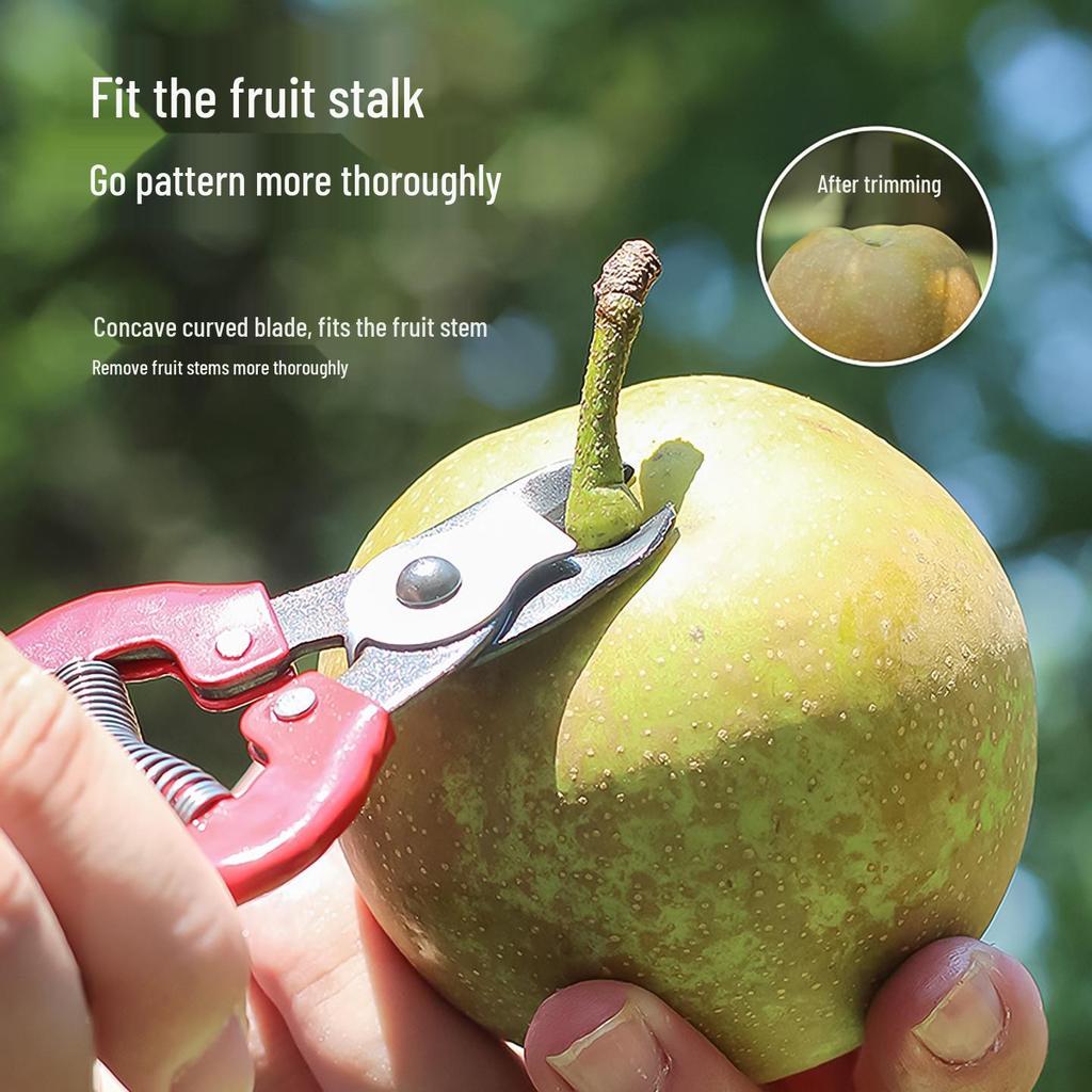 Nest-Shaped Pruning Shears: Thick Branch & Fruit Picking Scissors