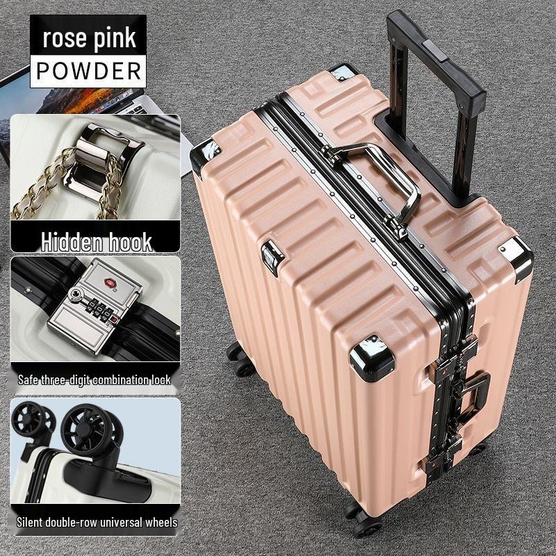 20-inch Scratch & Wear-Resistant Multifunctional Travel Trolley Suitcase