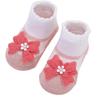 Cartoon Stripe Mesh Bow Baby Socks - Cute European & American Style