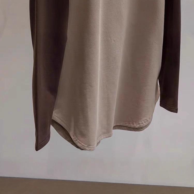 Plus Size 240 Jin Smiley Face Embroidered Raglan Long Sleeve Brushed Thermal Fleece Women's Fall/Winter Base Layer Top