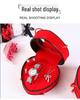 Heart-Shaped Diamond Watch & Necklace Set - Stainless Steel Gift Box for Teacher's Day or Holiday Gift for Girlfriend
