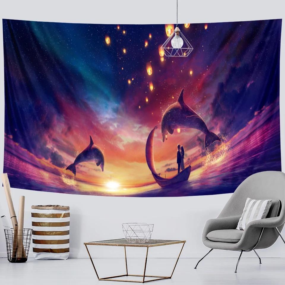 Модный домашний гобелен для украшения гостиной — фото 6