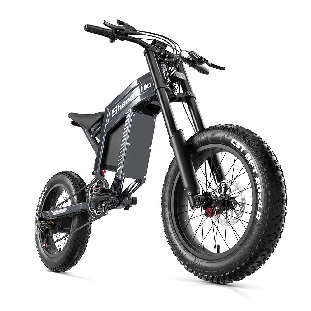 Shengmilo S900 All-Terrain 1500W Motor Electric Bicycle 60V30Ah Battery 20 Inch Fat Tires High-Performance E-Mountain Bike