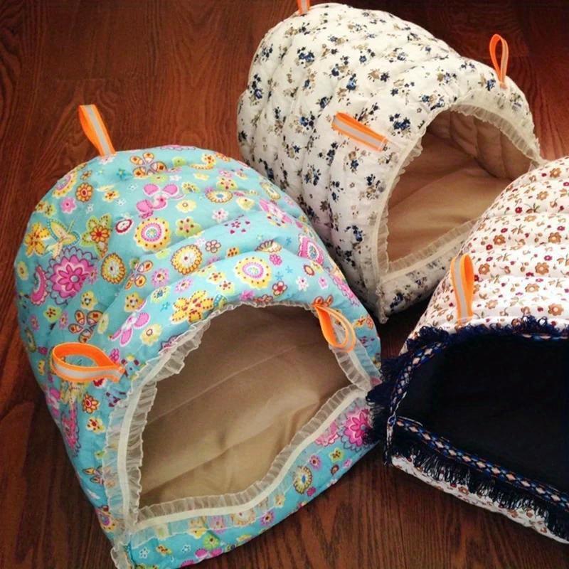 

Игрушки-гамаки Хомяк Кролик Норка Морская свинка Белка Теплые хлопковые изделия Спальное гнездо Теплое гнездо 15x15x18cm