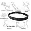 OEM Quality PJ280 PJ295 PJ305 PJ318 PJ330 PJ343 PJ356 PJ381 PJ394 PJ406 PJ420 PJ Poly-V Belt Fitness Treadmill Xbike Machine Par