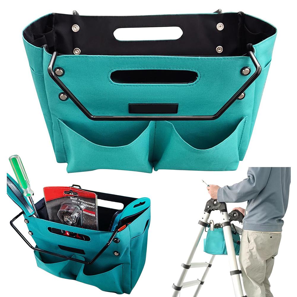 Teleskopleiter Werkzeugtasche Hängende Tasche Organizer Wasserdichtes Oxford-Gewebe Praktische Werkzeugaufbewahrungstasche Multifunktionale Elektriker-Tasche