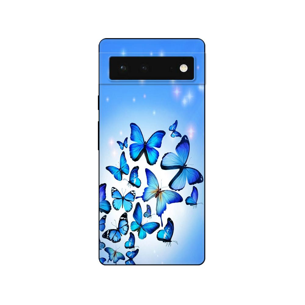 Für Google Pixel 6 Hülle Für Google Pixel 6 Pro Hülle Telefonrückseite Für Google Pixel6 Pixel 6Pro Soft Case Funda schwarzes TPU-Case